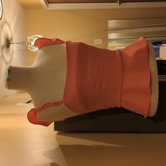 XS bcbg maxazria Salmon color corset top - Picture 3 of 10